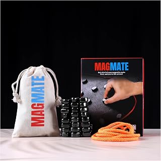 MAGMATE Original Magnetic Board Game – Ages 3+ Fun Strategy & Educational Game for Kids & Adults – Includes 24 Irregular M... Price In India