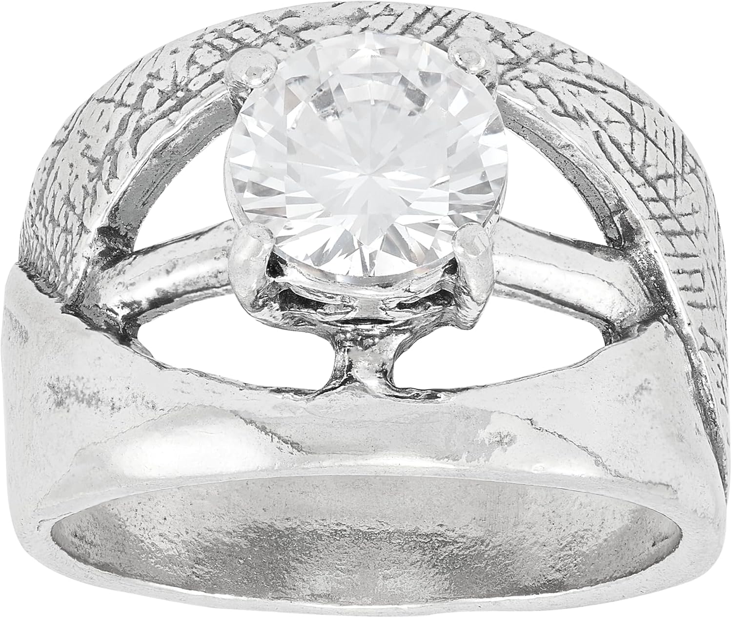 Silpada 'Full Appeal' Sterling Silver White Cubic Zirconia Ring