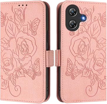 RFID 電話ケース ウォレット Ulefone Note 21用 ピンク
