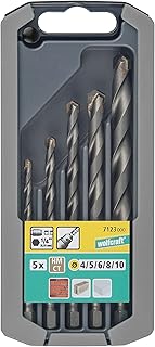 wolfcraft Rock Drill Bit Set, Tungsten Carbid...,