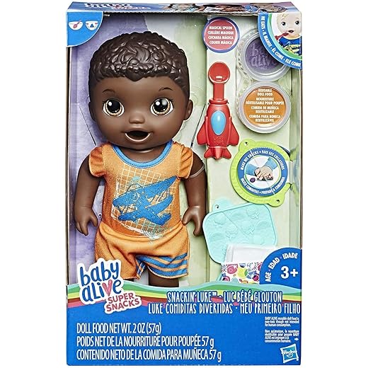 Baby Alive Ba Snackin Luke Aa Baby Doll