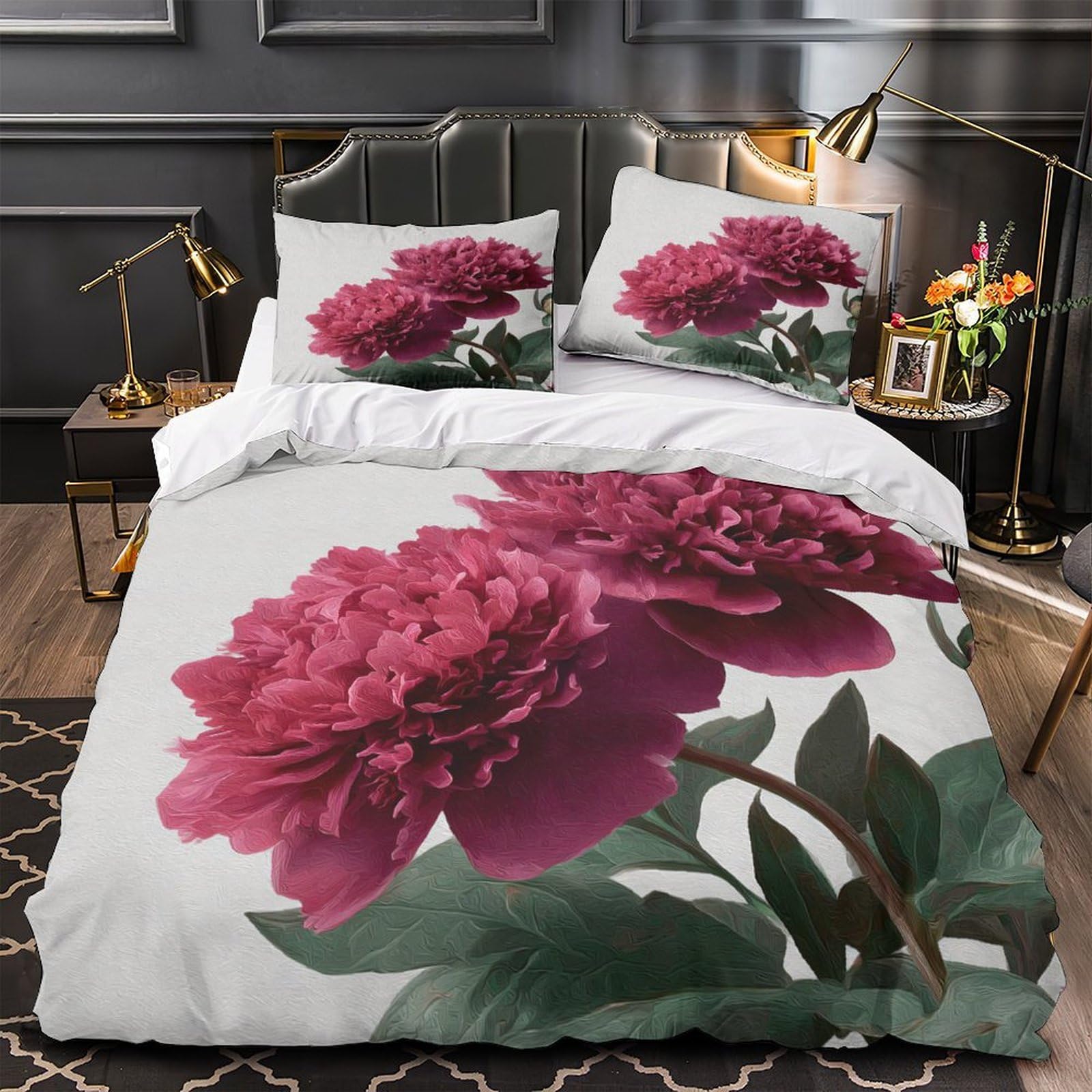 Housse de couette pingouin hypoallergique contre les allergies nocturnes lit king size