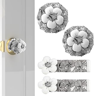 Washable Floral Cotton Door Knob Covers (4-Pack) for Protection & Style - Expert Review | Wild Nature Journey