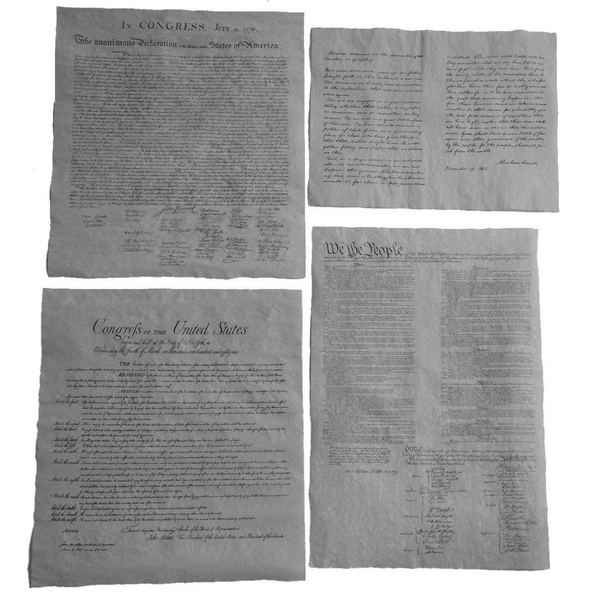 Antiqued Parchment Paper US Historical Documents