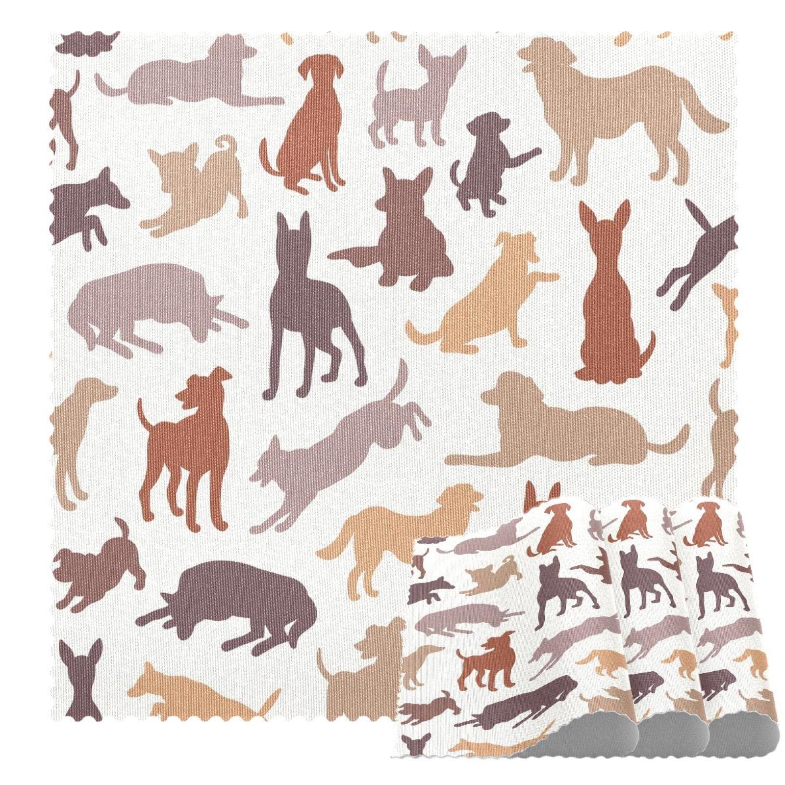 Sets de table silhouette chien : la solution antidérapante contre les taches et la chaleur