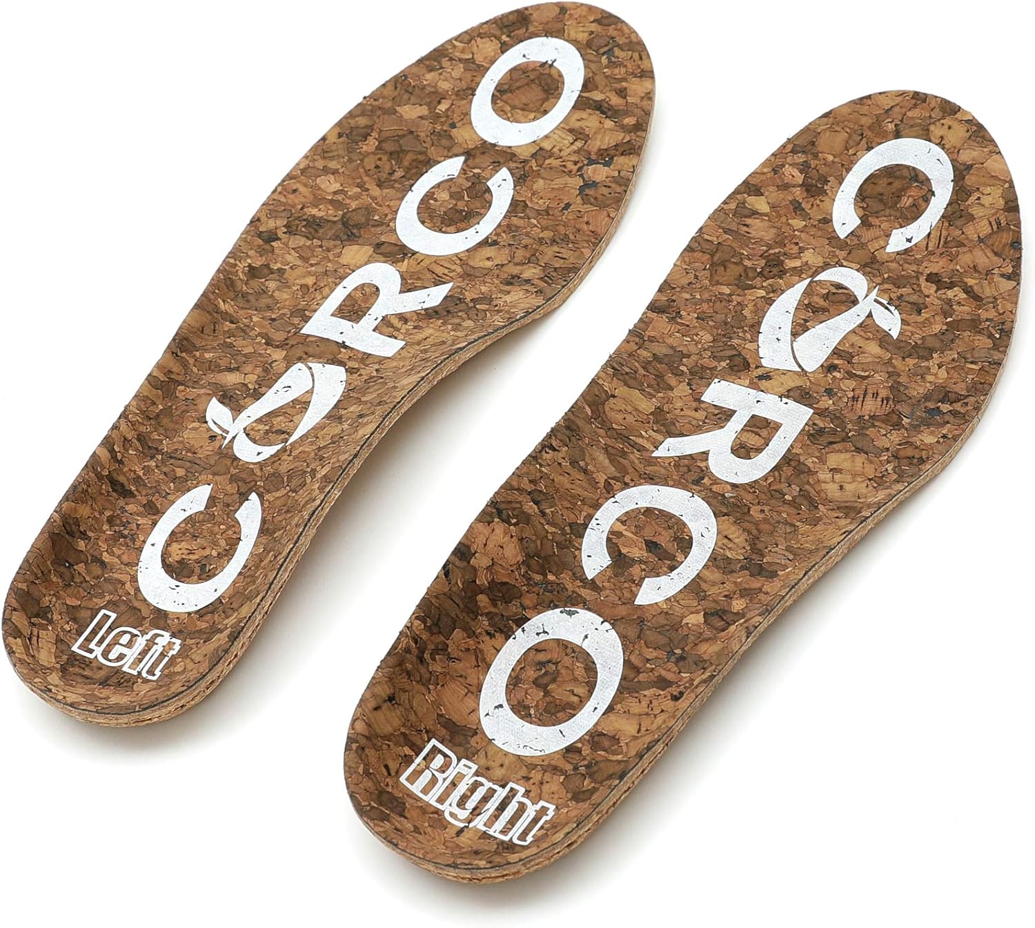 CORCO Premium Arch Support Cork 4 Layer Insoles for Foot