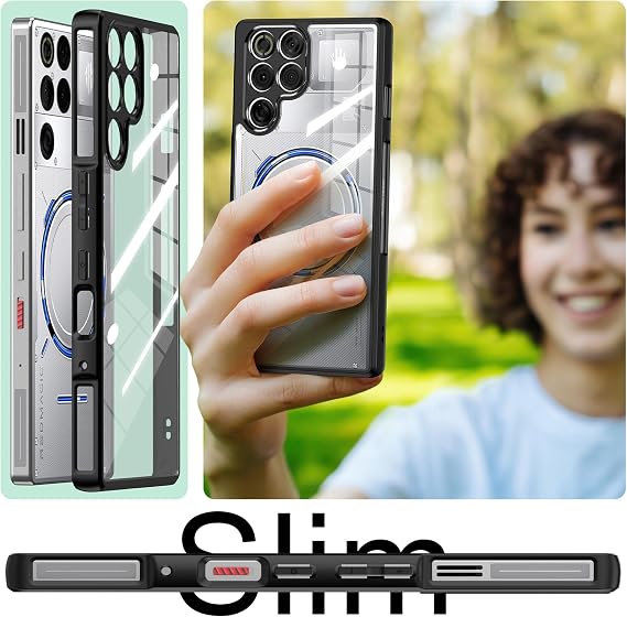 Foluu Clear Case for ZTE Nubia Red Magic 11 Pro Case/11 Pro+/11S Pro/11S Pro+, [Not Yellowing] [Military Drop Protection] Shockproof Protective Slim Thin Cover for Red Magic 11 Pro 2025