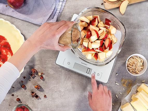 Soehnle Digitale Küchenwaage Page Comfort 400 Waage mit 10 kg Tragkraft