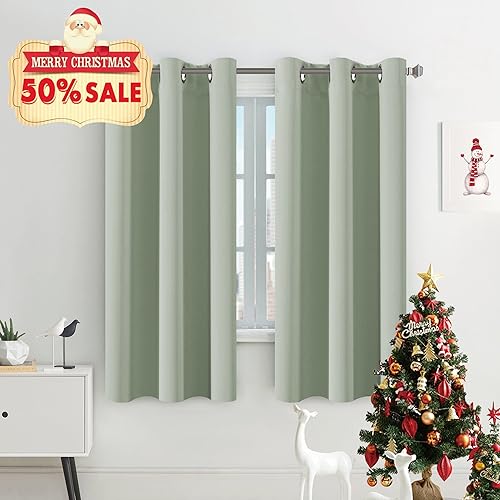 Green Eyelet Curtain Amazon Co Uk