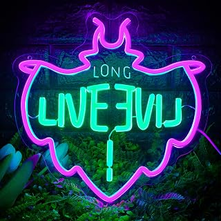 Descendants Neon Sign, LED Descendants Neon Sign for Wall and Room Decor, USB Night Light for Bedroom Wedding Birthday Party Gifts