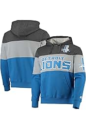detroit lions hoodie black