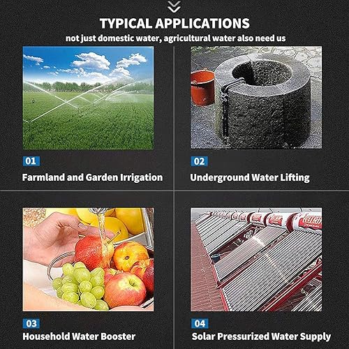 Miniatura 6 de Bomba de refuerzo de presión de 12 HP Bomba de agua automática sin tanque Pozo poco profundo Sistema de bomba de chorro autocebante (JETS-60)