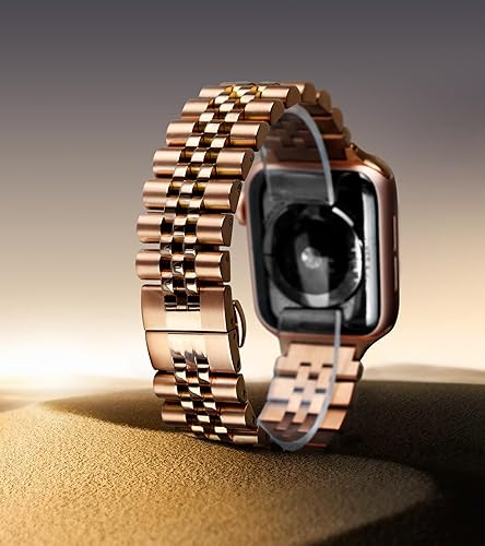 Miniatura 4 de Aniaboho Metal clásico compatible con Ultra Series 8 SE 7 6 5 4 3 2, acero inoxidable duradero para negocios para 1.732 in, 1.772 in, 1.929 in,