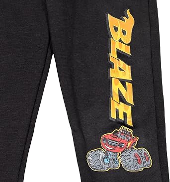 Blaze and the Monster Machines Zeg Stripes Pickle Fleece Pullover Hoodie and Jogger Pants Outfit Set Toddler to Big Kid