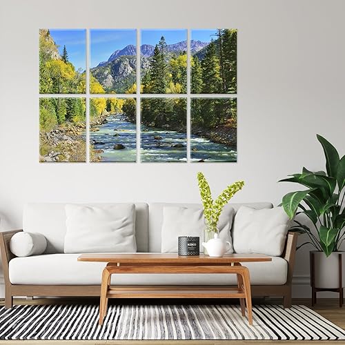 Miniatura 2 de Paquete de 8 paneles acústicos que absorben el sonido, paneles de pared de 48 x 32 pulgadas, paneles a prueba de sonido, paneles decorativos