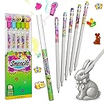 Spring Smencils - HB 2 Scented Pencils, 5 Count, Gifts for Kids, School Supplies, Classroom Rewards, Easter basket stuffers