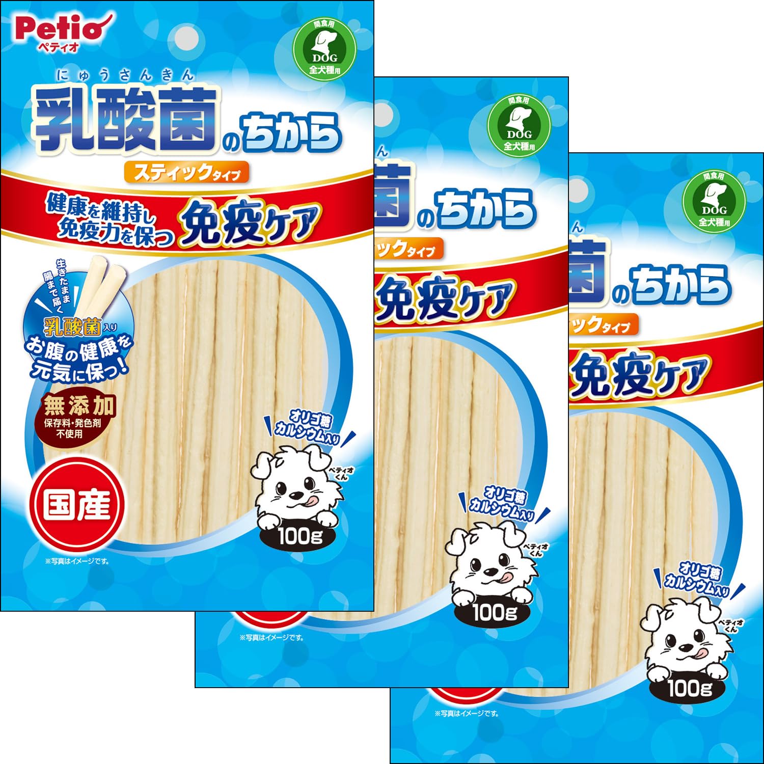 ペティオ (Petio) 犬用おやつ 乳酸菌のちから スティックタイプ 100グ…