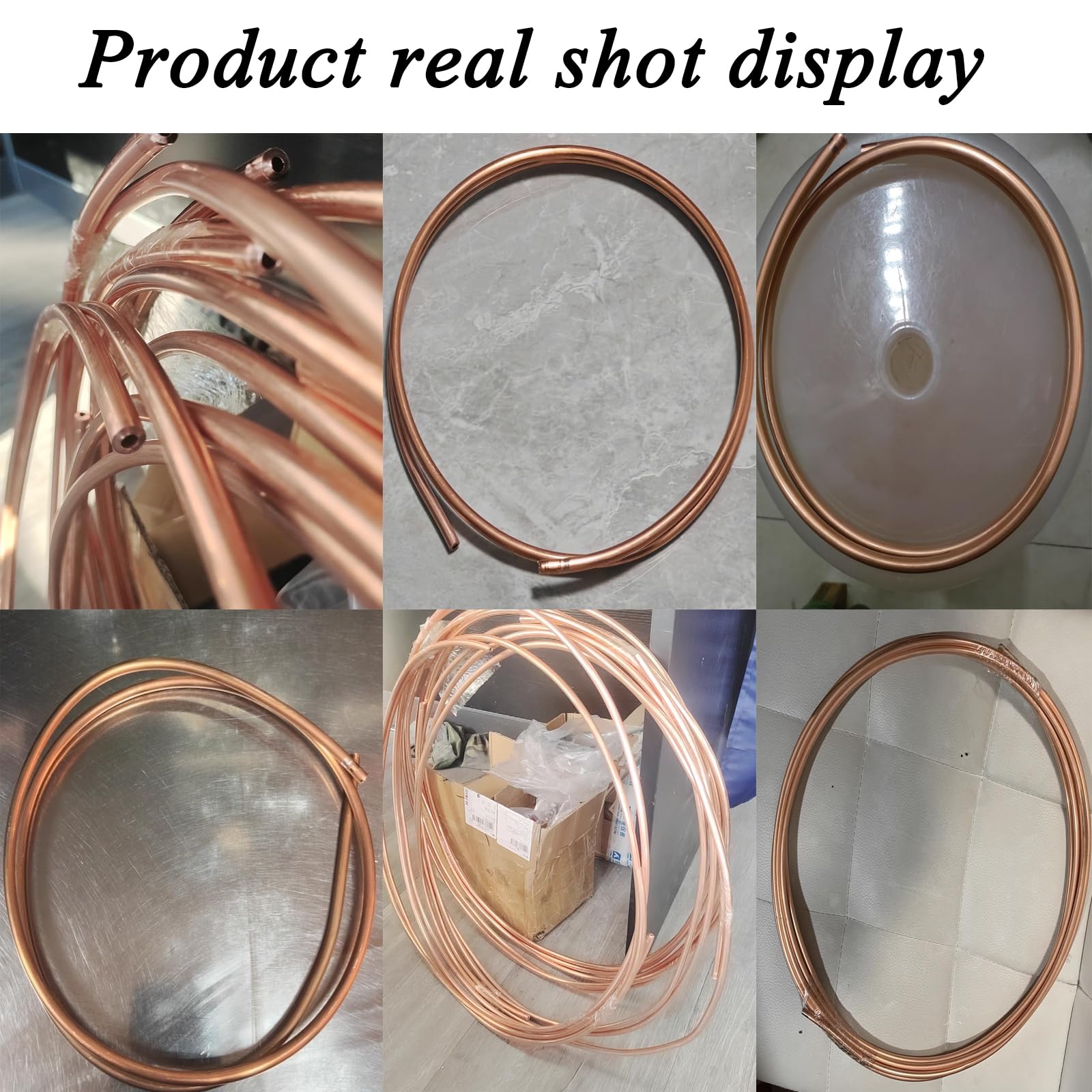 Tubería de refrigeración, Serpentín de cobre flexible, Tubo de cobre de 5 metros de largo, diámetro exterior de 25 mm, espesor de pared de 1,2 mm/1,5 mm, bobina blanda de cobre, utilizado en refrigera