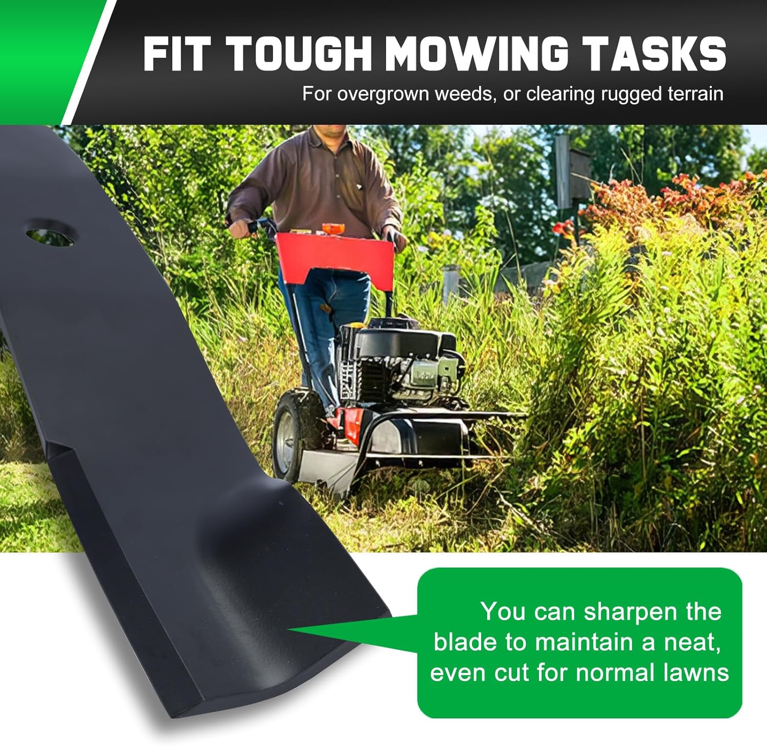TCU15881 Mower Blades Compatible with Z930m Z950m 950m 930m Z950r z951r 1025r Z757 Z665 60D 60''Zero Turn Tractor Replace for m128485 m163983