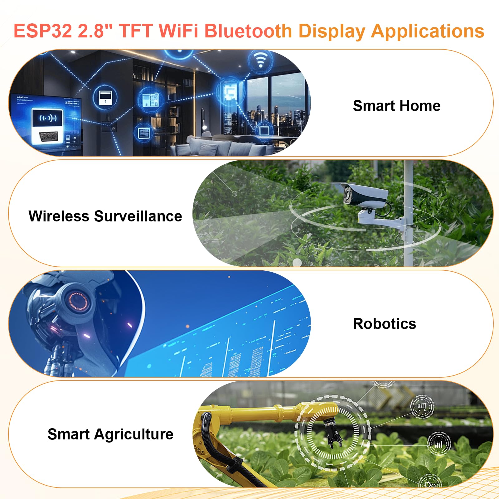 2 display Bluetooth ESP32 TFT WiFi, 2,8 pollici, 240 x 320 ESP32, modulo TFT touch screen ESP32, compatibile con Arduino