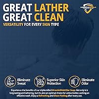 Vista 4 de Jabón en barra para hombres y mujeres, paquete de 4 barras de jabón de limpieza profunda, hidratación y defensa de olores Barra de jabón corporal