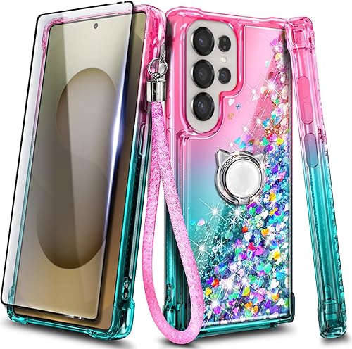 Miniatura 369 de NGB Supremacy Funda compatible con Samsung Galaxy S22 Plus (5G de 6.6 pulgadas) con protector de pantalla (cobertura máxima, TPU flexible), soporte