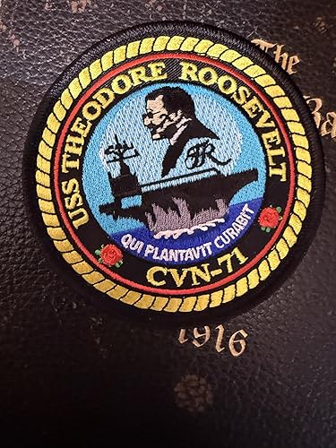 Miniatura 2 de USS Theodore Roosevelt CVN-71 Parche  Respaldo de plástico