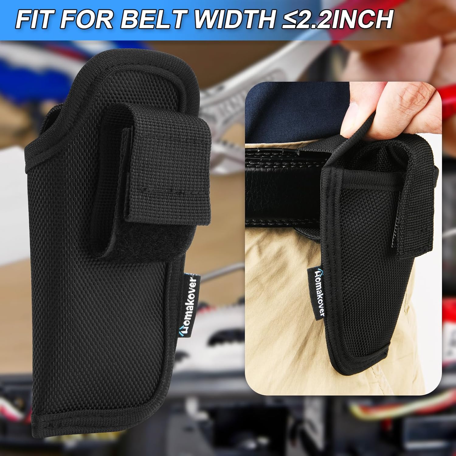 1 Pack Black 1680D Belt Sheath Pouch Holder for KNIPEX Cobra Pliers, Fit for 5-7Inch Size (Pouch Only)
