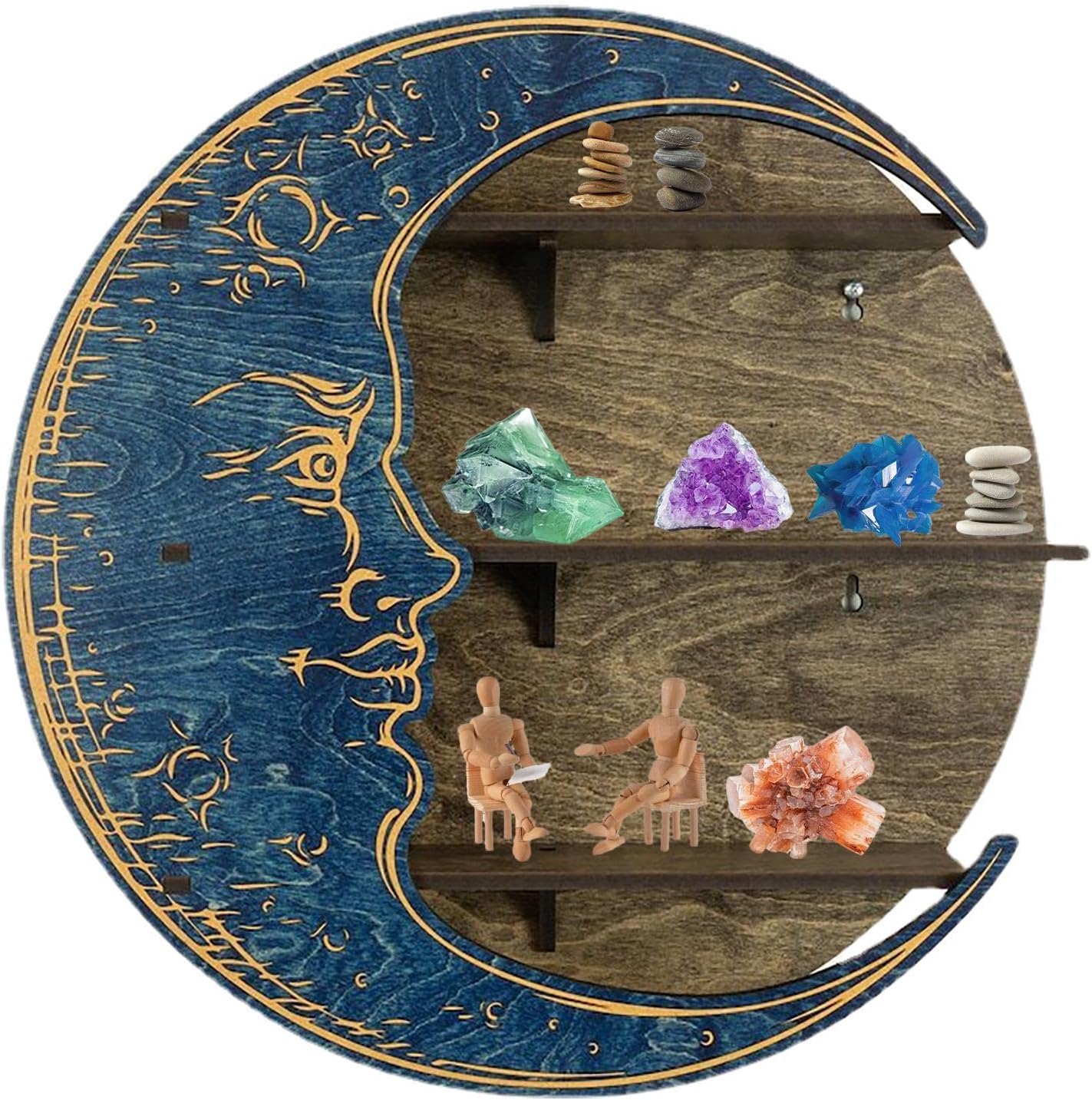 Moon Shelf Crescent Moon Crystal Shelf Crescent Moon Shelf Wall