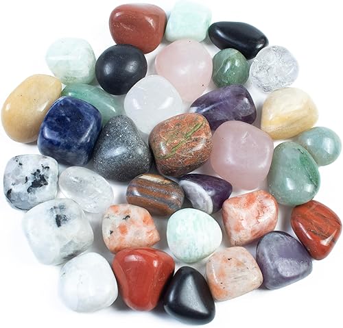 Surtido de piedras y cristales a granel  piedras pulidas  colección de rocas  relleno de jarrón  Cristales curativos reiki  regalos de piedras