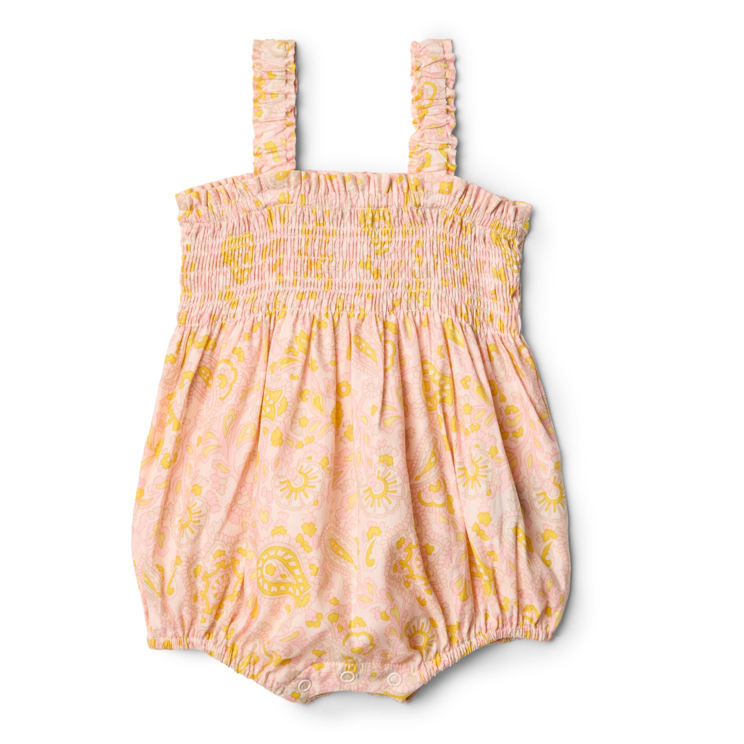 Amazon Essentials x Sofia Grainge Baby Girls Woven Sleeveless Ruffle Romper