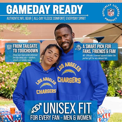 Miniatura 173 de Team Fan Apparel - Sudadera con capucha para adultos de NFL Gameday, mezcla de algodón y vellón de poliéster, abrígate y representa a tu