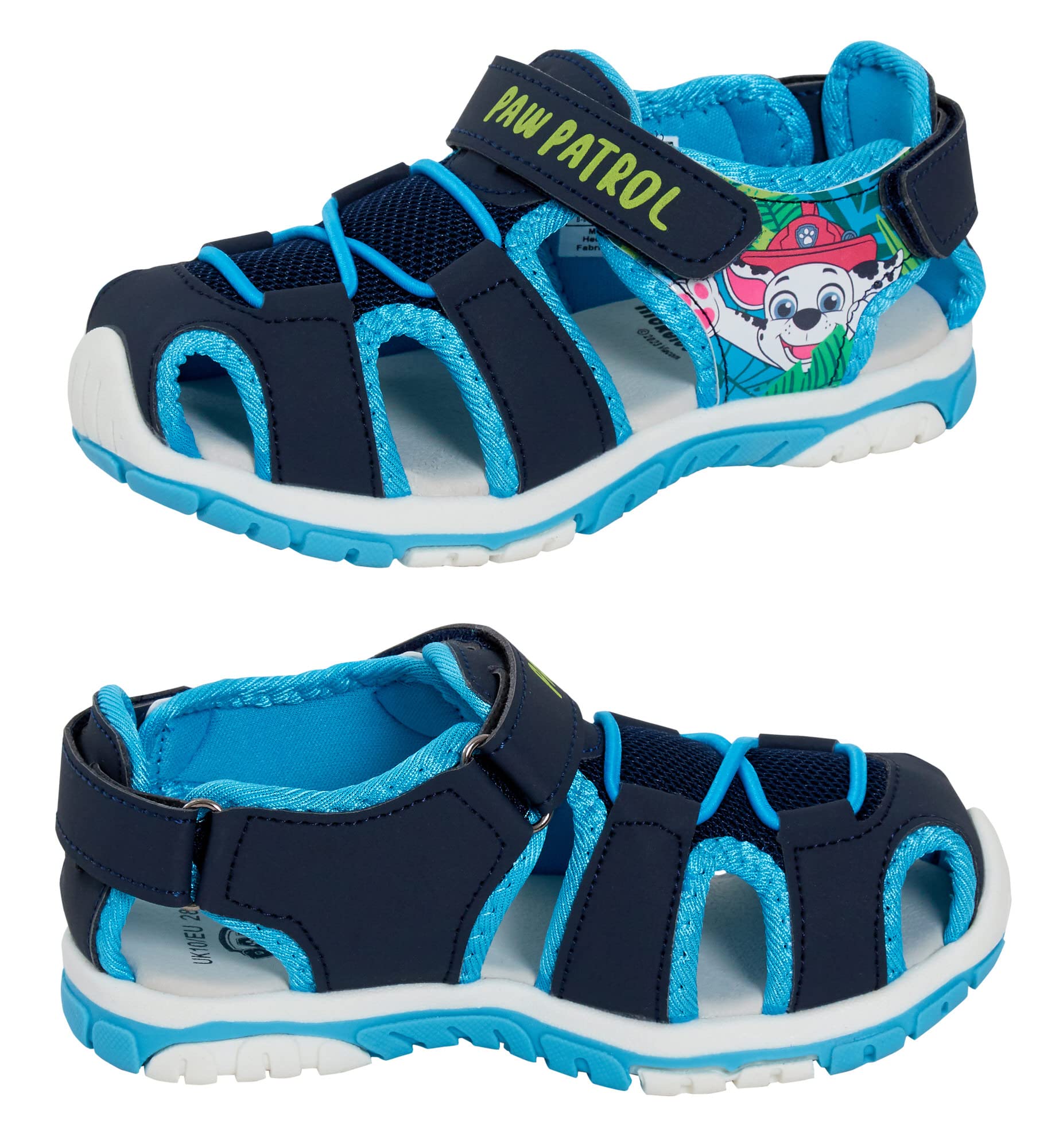 Paw Patrol Sandali Bambini, Sandali Sportivi con Punta Chiusa per Ragazzi Chase, Scarpe estive Aperte per Passeggiate.