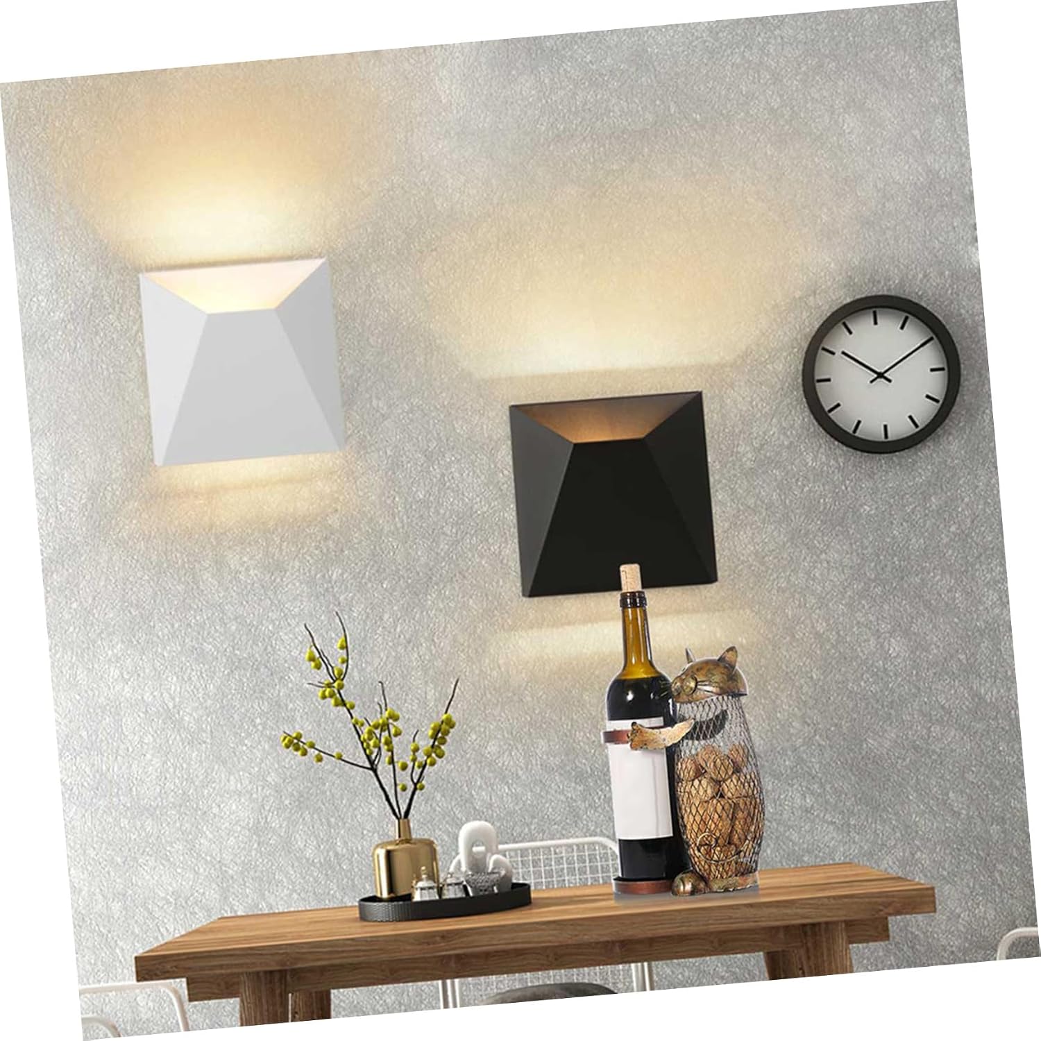 Operitacx Iron Cat-Shaped Wine Bottle Rack Tabletop Wine Display Stand Storage Organizer Decorative Home Bar Holder
