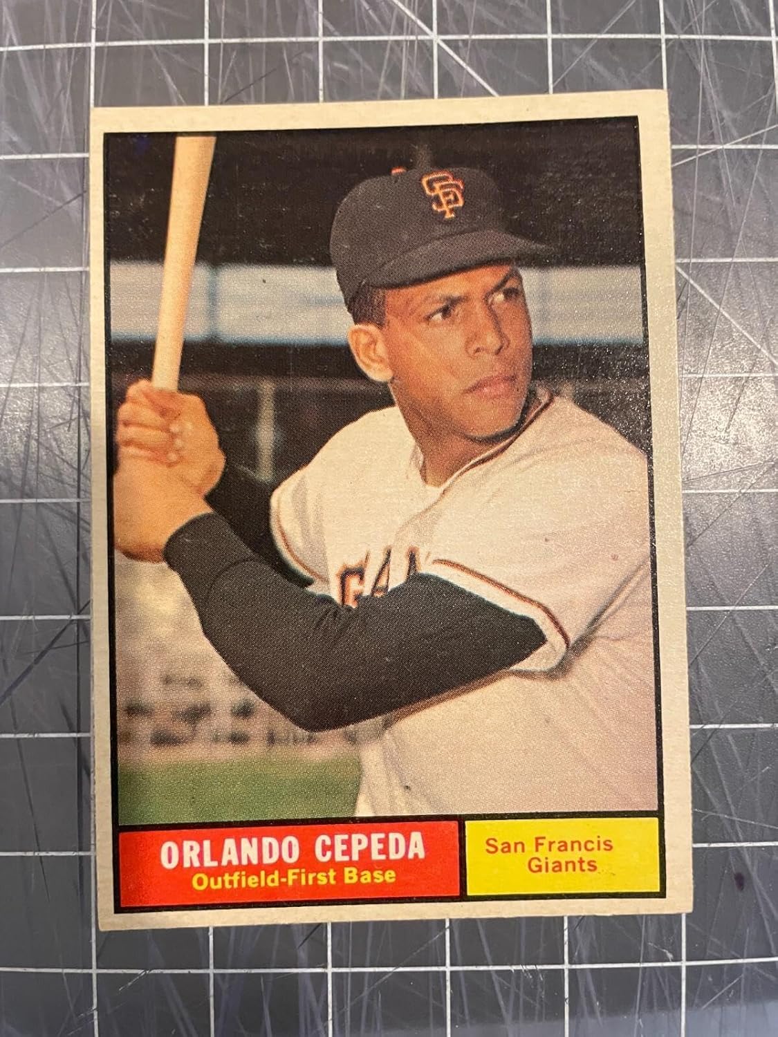1961 Topps #435 Orlando Cepeda San Francisco Giants Baseball Card Nm - Slabbed Baseball Cards