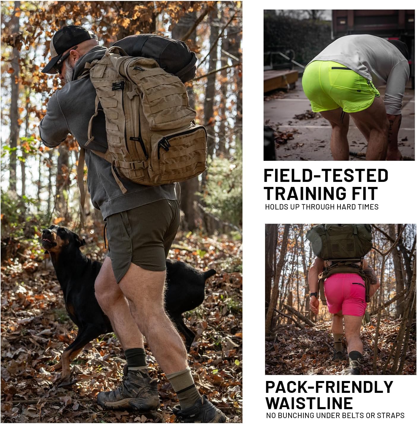 Men’s Recon Pro Training Shorts – Lightweight Performance Gym Shorts with Pockets – 5.5” Inseam