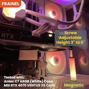 ARGB GPU Support Bracket, 5 Adjustable Anti-Sag Holder