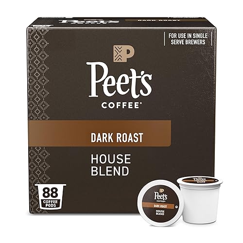 Vista 72 de Peet's Coffee, Cápsulas K-Cup Dark Roast para cafeteras Keurig, tostado francés, 88 unidades (4 cajas de 22 cápsulas K-Cup)