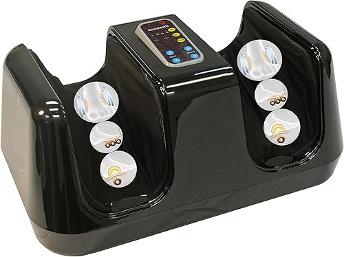 Miniatura 9 de Carepeutic Masajeador de pies Shiatsu con vibración de amasado y calor, 17 libras