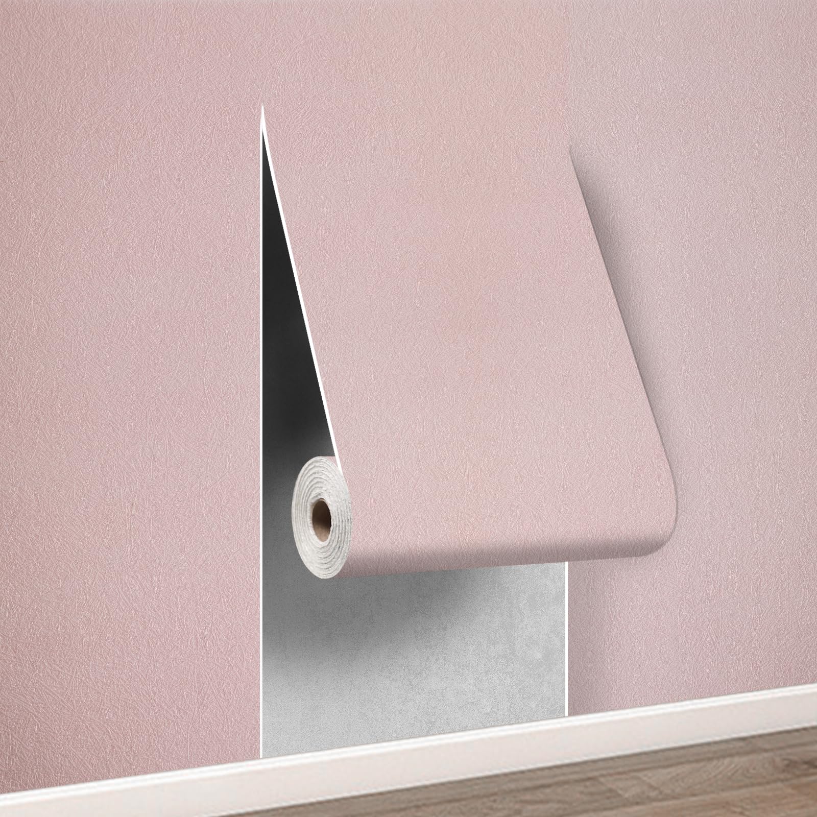 Takezuaa 1 Roll Self Adhesive Thermal Insulation Wallpaper 3mm Thicken Pink Wallpaper Peel and Stick Textured Wallpapers PE Foam for Ceilings Kitchen Bedroom Livingroom 50cmx2.8m
