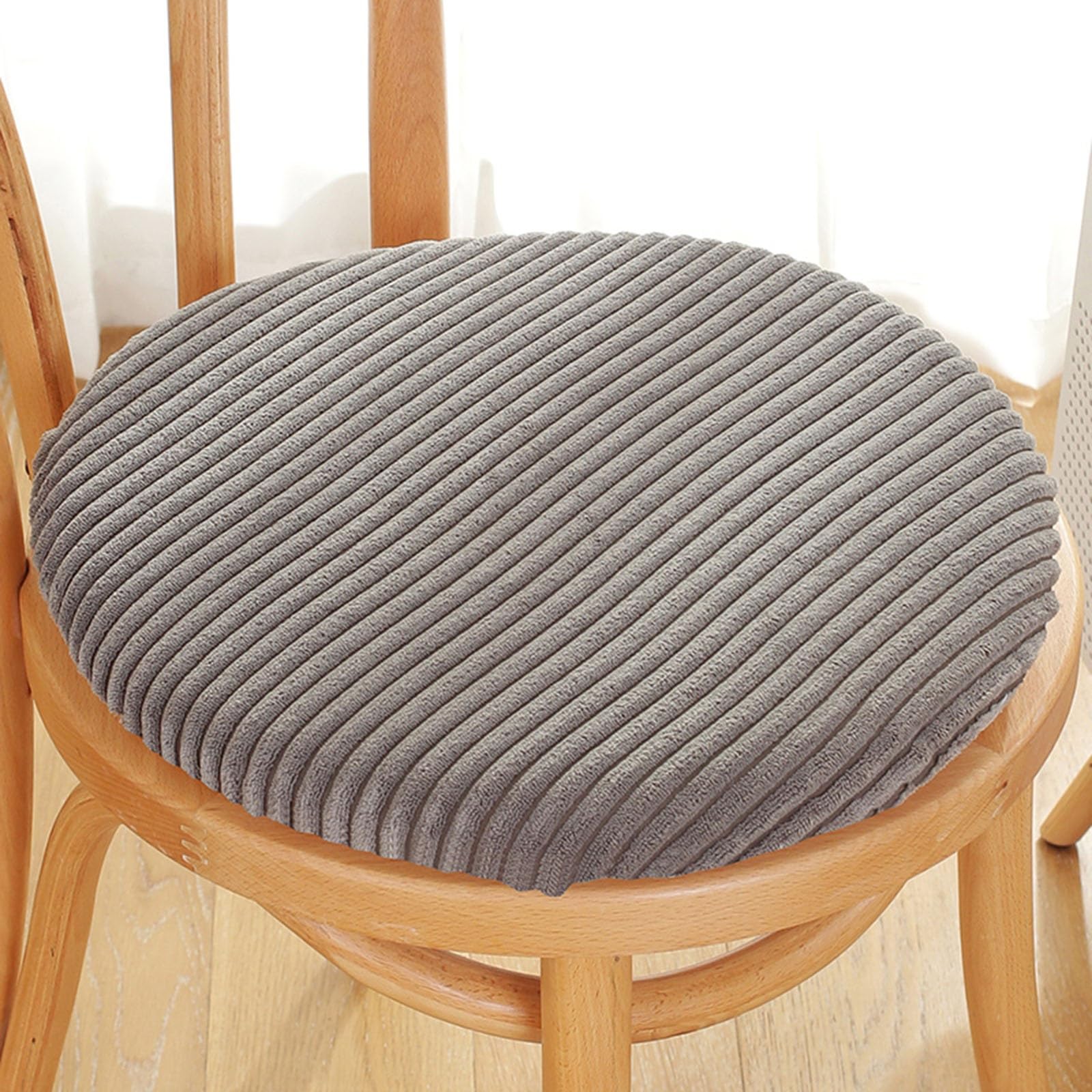 Coussin de chaise en mousse mémoire de forme haute densité 40x40 avec liens antidérapants