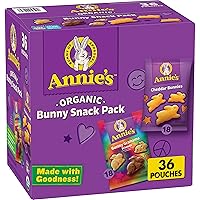 Vista 8 de Annie's Organic Cheddar Bunnies - Conejitos horneados de queso cheddar, Graham Snacks