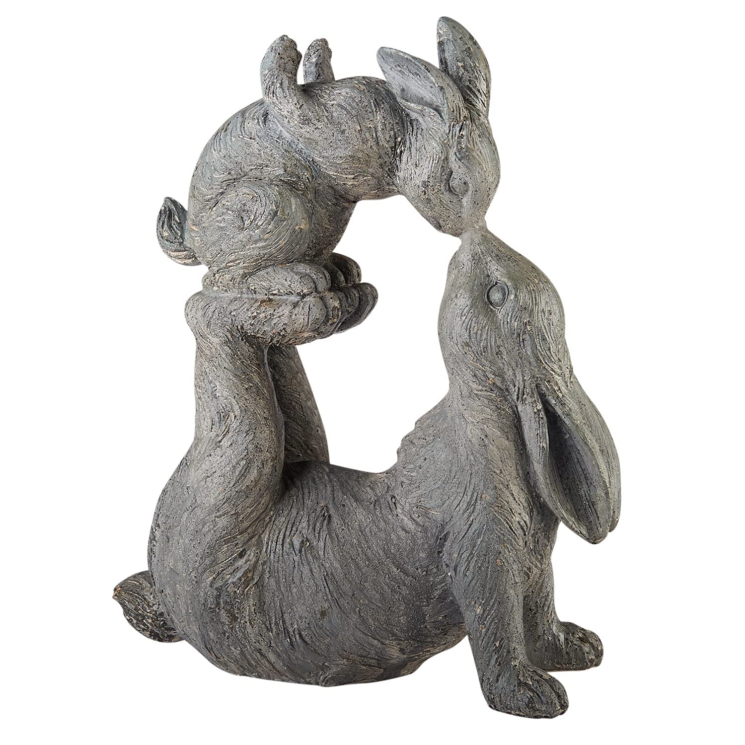 Buy ART & ARTIFACT Kissing Rabbits Garden Sculpture Parent Child