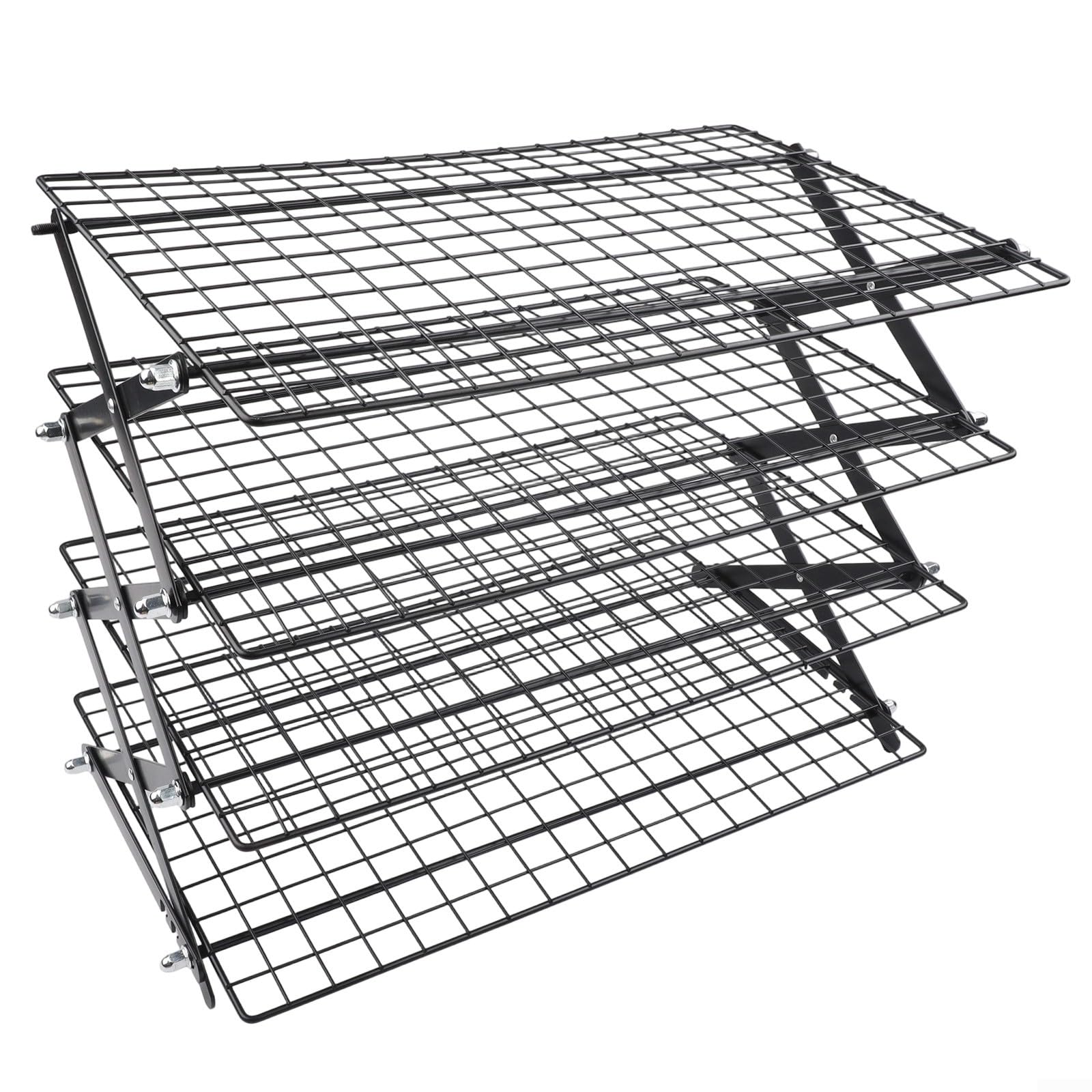 Grille de Refroidissement Pliable 2 Niveaux en Fer Grille de(Four-layer)