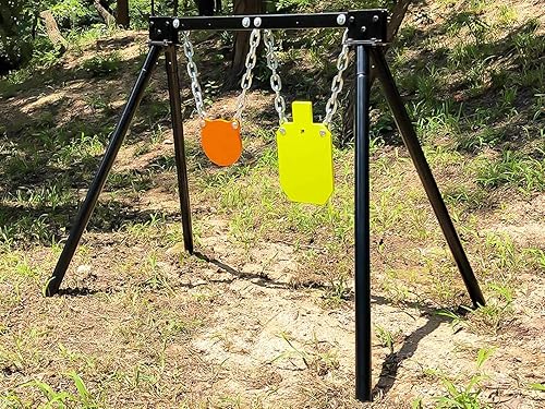 Miniatura 3 de Highwild Soporte de objetivo de acero AR500 Sistema de objetivo de disparo Kit completo Combinación (2)