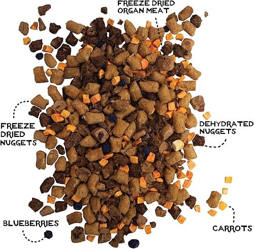 Miniatura 3 de Simple Food Project The Freeze Dried Raw Dog Food Topper con ingredientes orgánicos de grado humano paquete de 6 variedades, muestras de 1 onza de