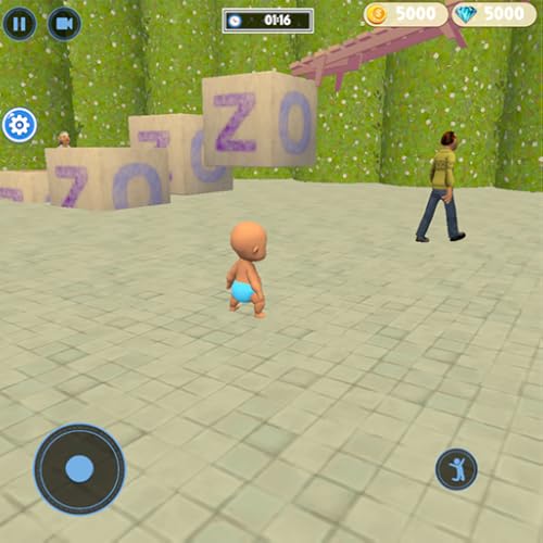 Freches Baby, lustiger Streich, Abenteuer, Verstecken, Papa, Mama, Familienleben – 3D-Spiele