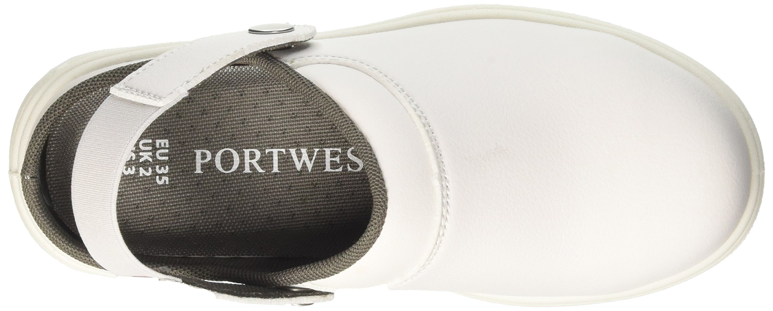 Portwest Zueco De Seguridad Steelite Sb Ae Wru, Tamaño: 36, Color: Blanco, FW82WHR36