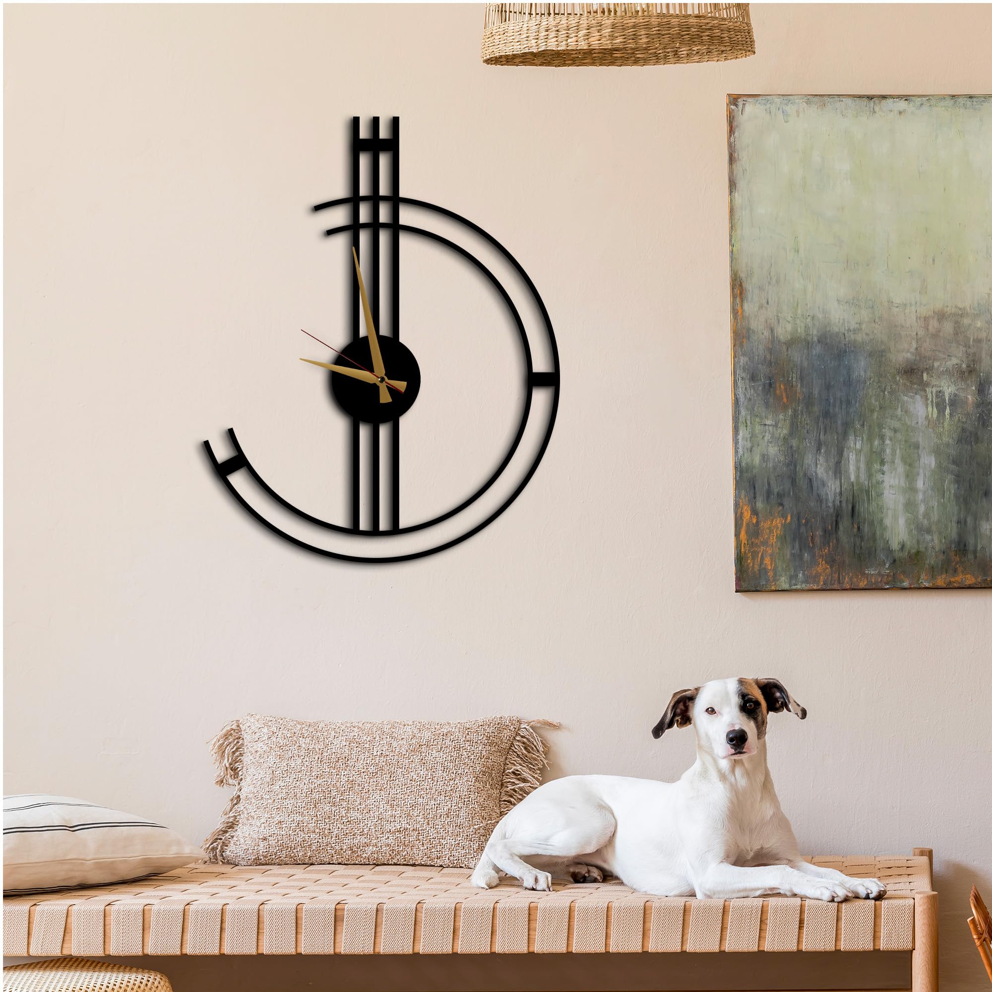 Wandklok BLACK BEAUTY Modern Dutch Design