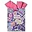 Christian Art Gifts Medium Portrait Gift Bag & Tissue Paper Set for Girls: Shine for Jesus Inspirational Scripture, Multicolor Purple & Pink Shiny Stickered Design, You are Special, Cute Satin Handles